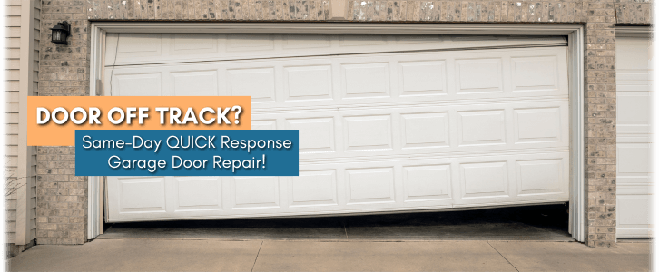 Garage Door Off Track In Elk Grove CA